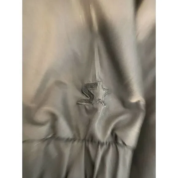 Starter Mens Windbreaker Jacket Full Zip Size M Black and Gray Tu Tone - Picture 6 of 10